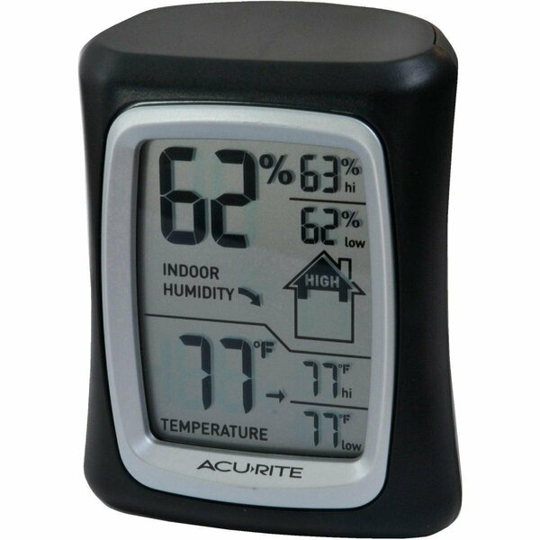 Acurite Fahrenheit & Celsius Digital 32 to 122 F, 0 to 50 C Hygrometer & Thermometer 00325A1